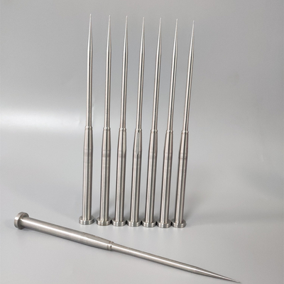 Componentes plásticos médicos de pulido cilíndricos del molde de Pin With Heat Treatment For de la base del molde de la dureza de Bohler 56HRC
