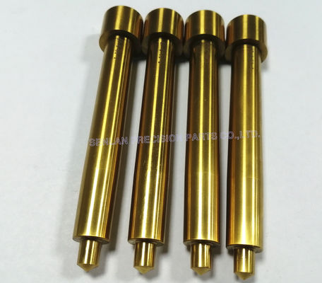 Piezas de fundición a presión con recubrimiento de TiN.