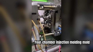 Molde de moldeo por inyección de cuatro cámaras.