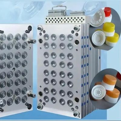 Molde de tapa de botella de múltiples cavidades para la fabricación de cerraduras de plástico