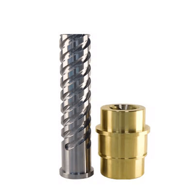 Mecanizado CNC de precisión de alta precisión, machos roscados para desenroscar y tuercas de avance con dureza HRC58-64 y estándar DME/HASCO/MISUMI