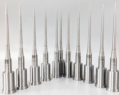 Acero modificado para requisitos particulares de la alta precisión alrededor de la base recta Pin For Medical Plastic Mold