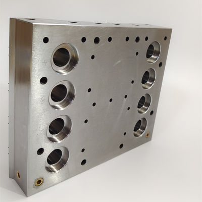 El tratamiento médico de las cavidades de la eficacia alta 4 muere base de molde de acero para el laboratorio Petri Dish Plastic Mold Parts